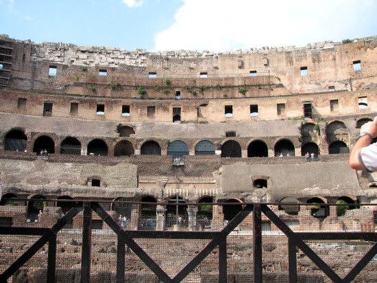 L'Intérieur du Colisée de Rome