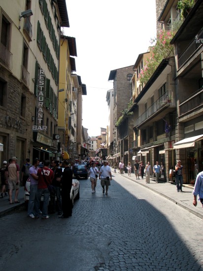 Rue marchande de Florence